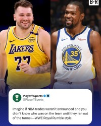 半岛体育入口-KD老詹东契奇交易不炸了？B/R假设：假如交易不公开直到出场介绍